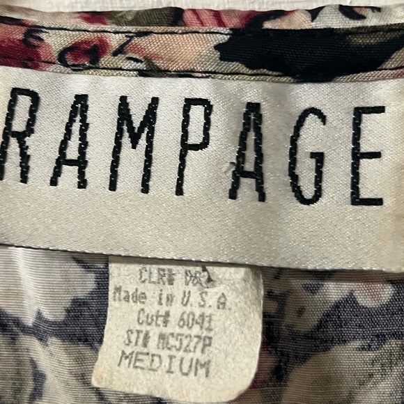 Vintage Rampage Floral Vest Romantic Western Cottagecore Size M - Picture 4 of 8